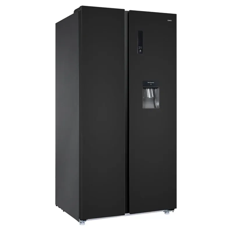 CHiQ 560 Litre Fridge CSS56NTIP3 Side by Side Refrigerator - Black