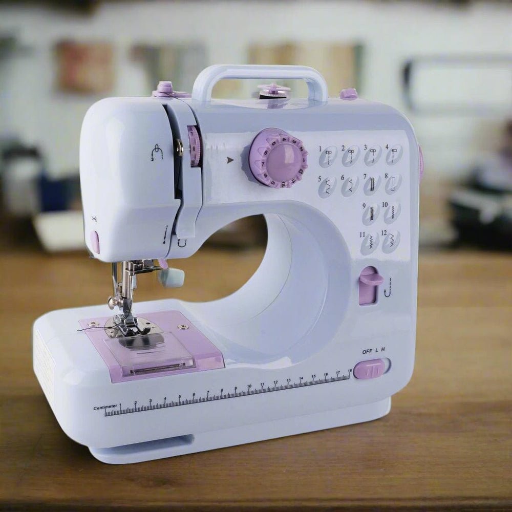 Portable Electric Sewing Machine - White