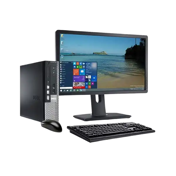 Dell Optiplex 790 SFF Desktop - Dual Core, 4GB DDR3, 250GB HDD, Windows 10 + 19 inch LED Monitor