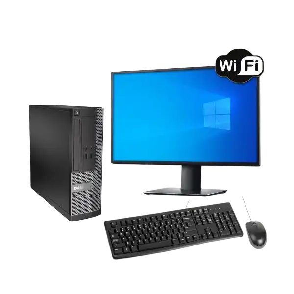 DELL Refurbished Intel Core i3 4GB RAM 500GB 19Inch Monitor Fullset Computer