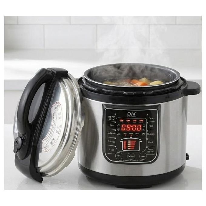 Digiwave 7L Electric Pressure Cooker 1200W – Silver
