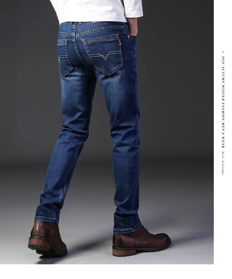 Men's Casual Designer Jeans Fit Stretcher -BBlue (30 - 36) sizes