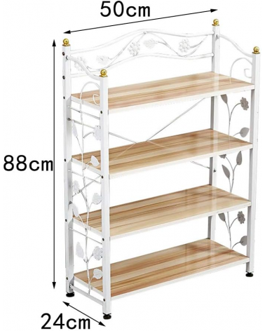 4-tier Metal Stands Storage Shoe Rack
