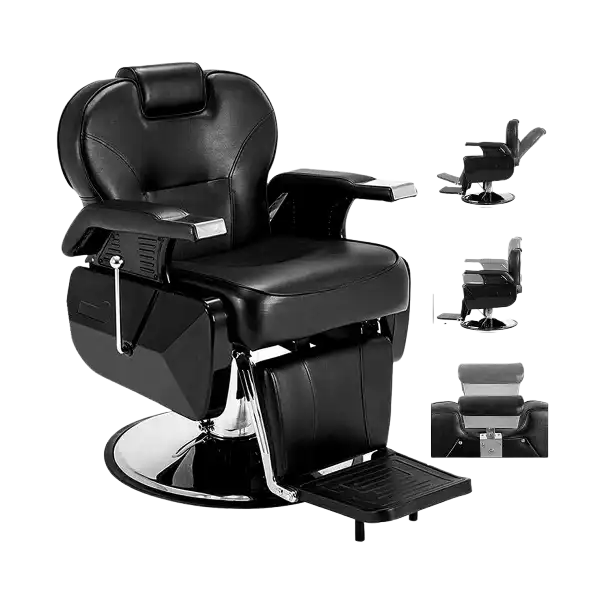 Executive Salon Barber Chair Leather