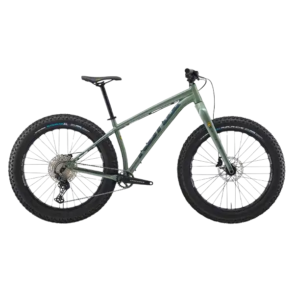 Fat Tire Mountain Bike, 26 Inch Size, 7 Gear Speed - Green