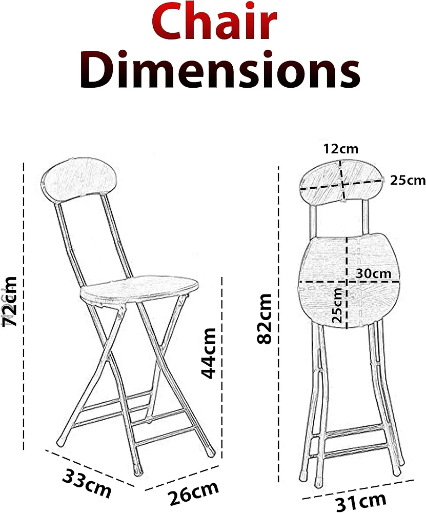 Foldable Reading Table and Two Chairs Set | Study Table Set - Grey