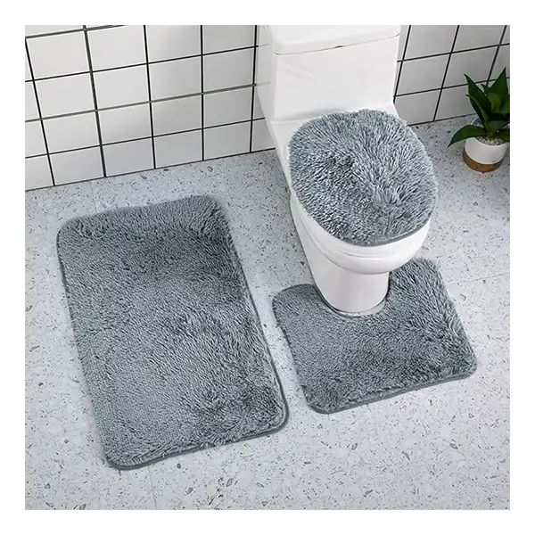 Generic 3pcs Bathroom Rug, mat Set