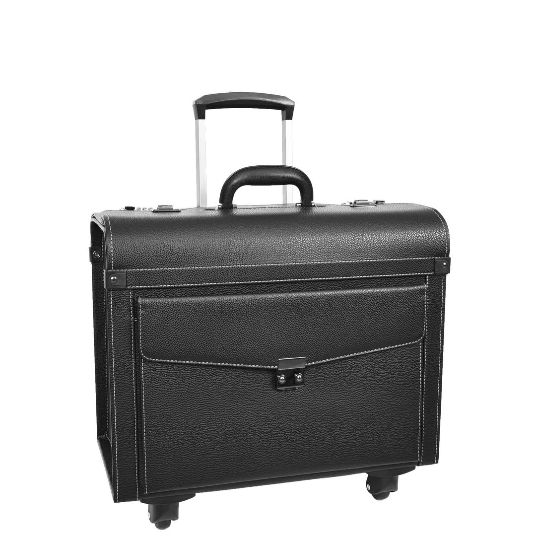 Executive Pilot Box Travel Bag - Black