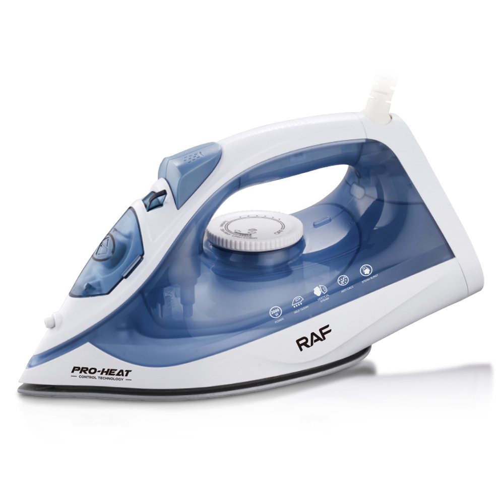 RAF Electric Steam Iron (Model R.1013)  - White/ Blue