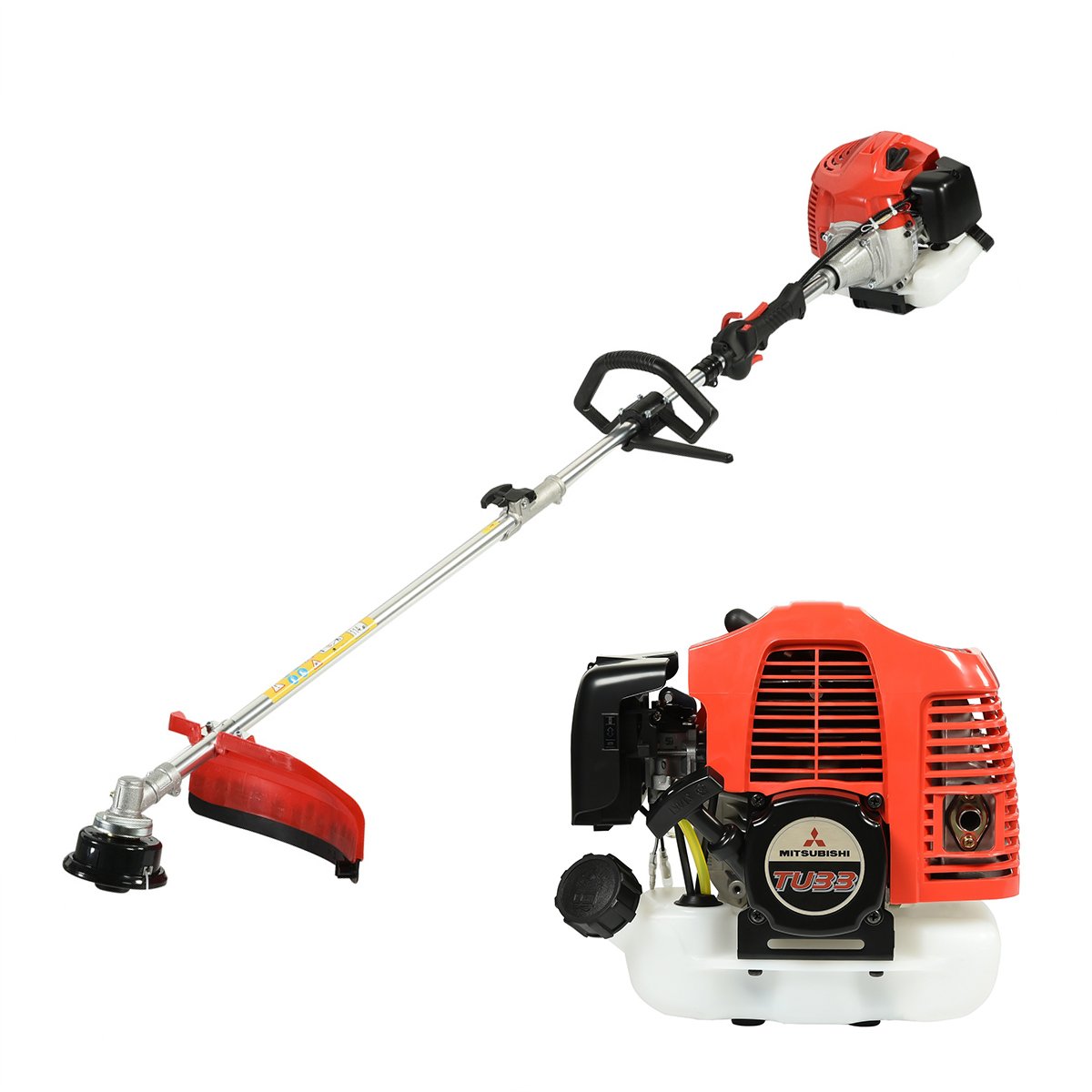 2-Stroke Backpack Brush Cutter & Mini Tiller – 4-in-1 Petrol Weeding Machine