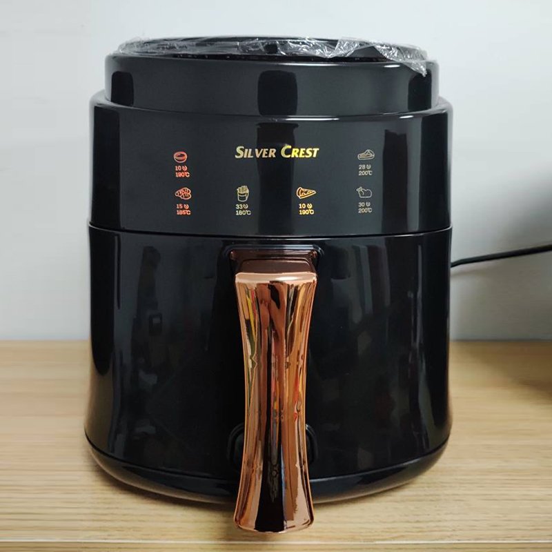 Silver Crest 8L Oil Free Electric Air Fryer - Black