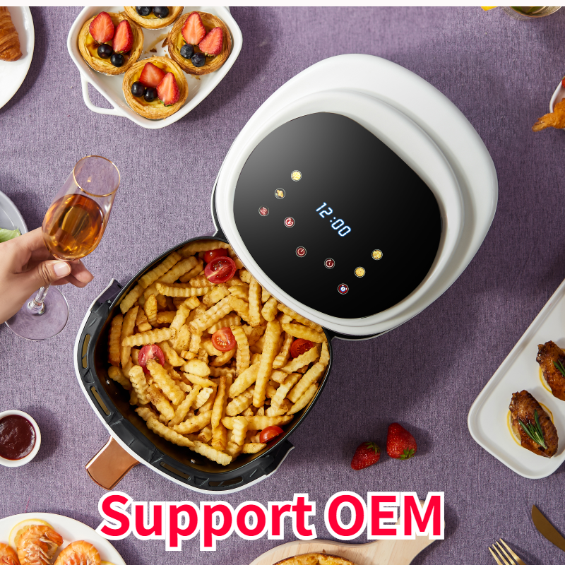 Oil Free Electric Air Fryer Round Hot 8 Litres Silver crest Air Fryer