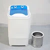8KG Semi-Automatic Top Loading Washing Machine for Clothes & Shoes - White