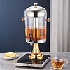 8L Non-Electric Stainless Steel Single Table Juice Dispenser