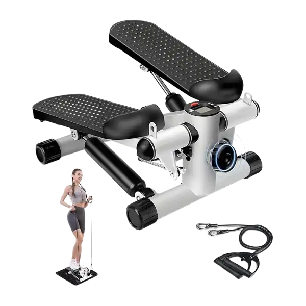 Fitness Mini Steppers with Resistance Bands