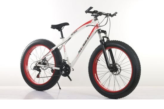 Fat Tire Black 26 Inch Aluminium Frame Mountain Bike