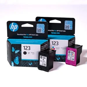 HP 123 Original Ink Cartridge Pack – Black & Tri-Color Printer Cartridges