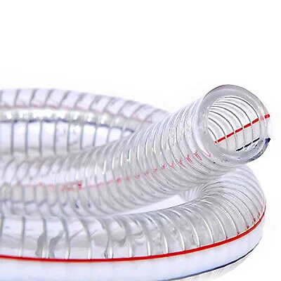 2 Inch Reinforced Transparent PVC Water Pump Suction Hose