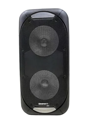 Smart Plus MP-212 Dual 12-Inch Professional Portable Speaker – Bluetooth &amp; 2 Wireless Mics