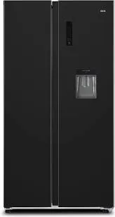 CHiQ 560 Litre Fridge CSS56NTIP3 Side by Side Refrigerator - Black