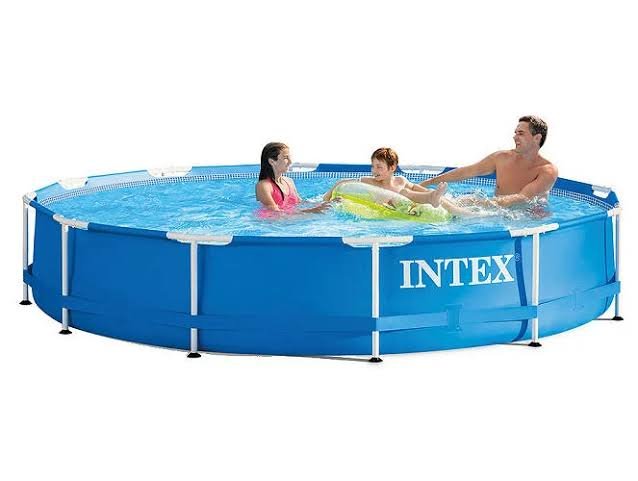 Intex Prism 305x76cm Metal frame Portable Swimming Pool - Blue