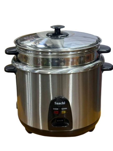 Saachi 2.8-Litre Rice Cooker with Steaming Function