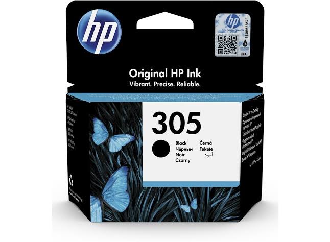 HP 305 Original Ink Cartridge, Black