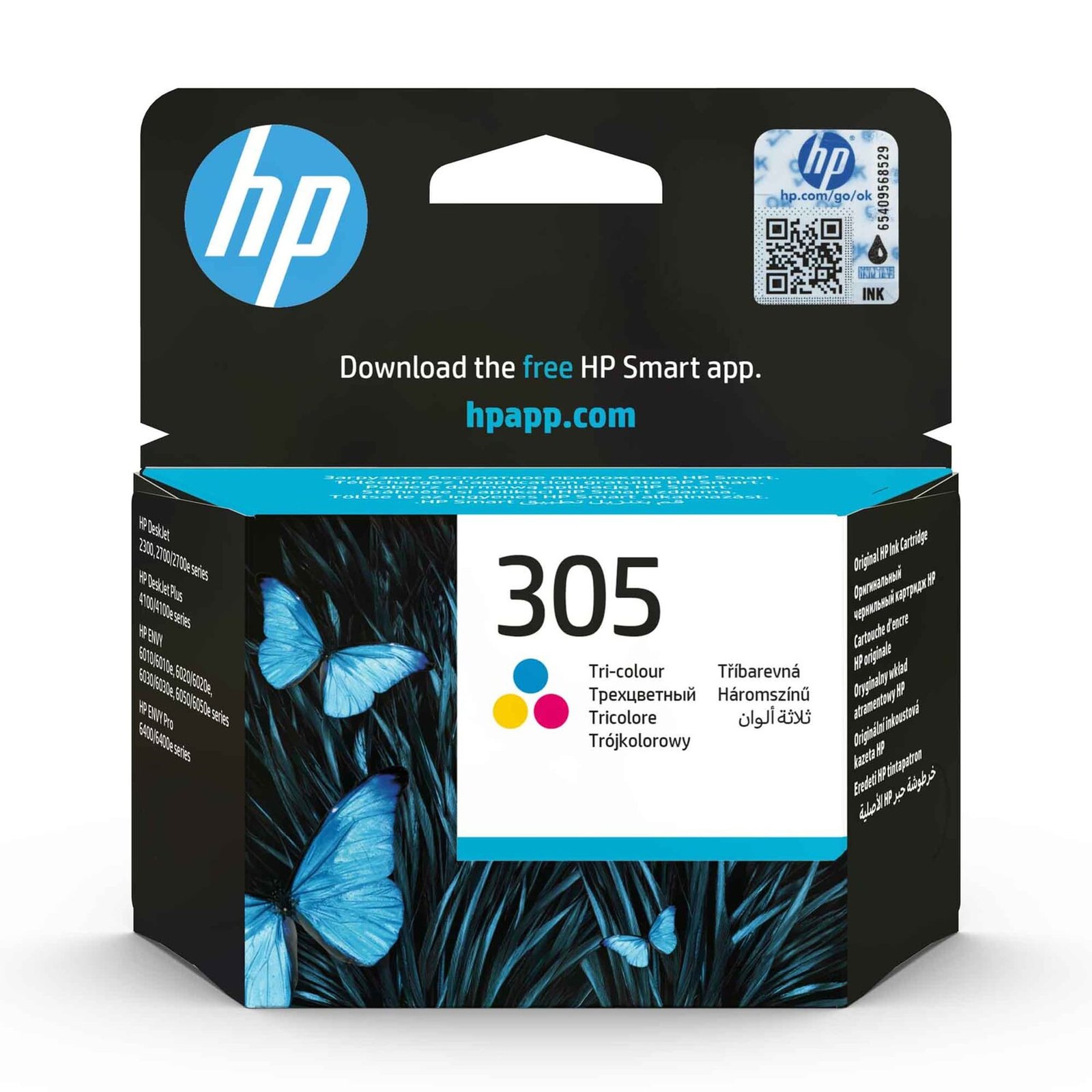 HP 305 Original Ink Cartridge, Multicolor Single Pack