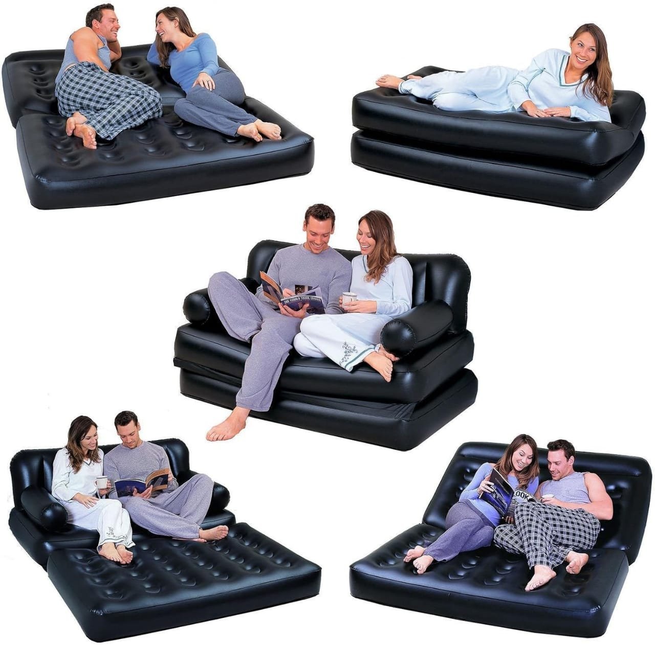 Foldable Sofa Bed Inflatable MattressPool Float Waterproof Blow Up Sofa