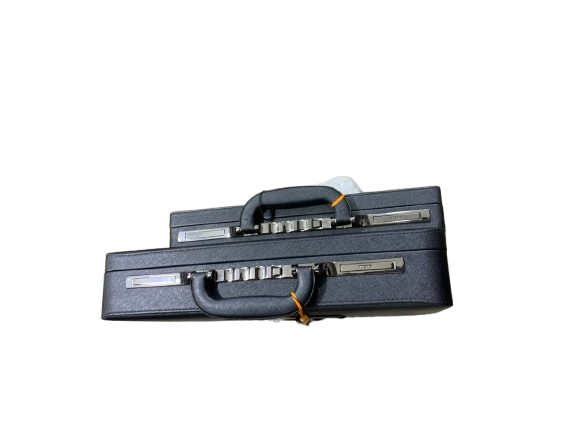 Set Of 2pcs Laux Leather Briefcases Bags