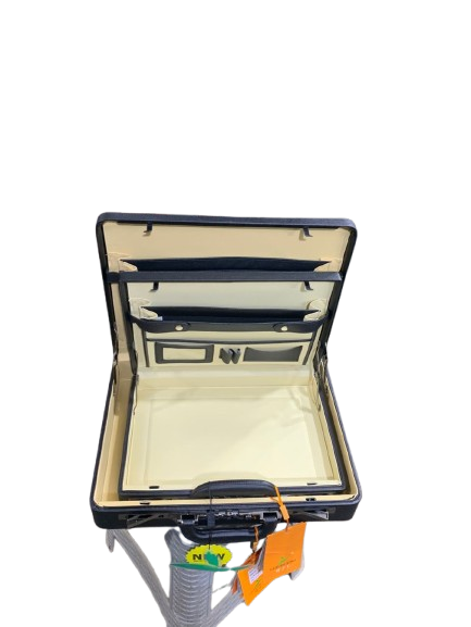 Medium Size Classic Briefcase Bag - Black