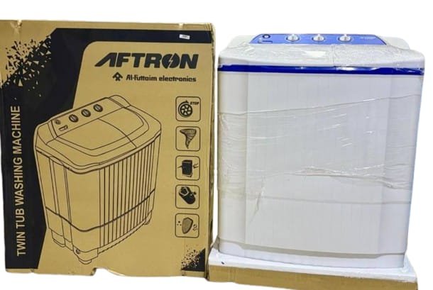 11 kgs Afitron twin tub washing machine - White