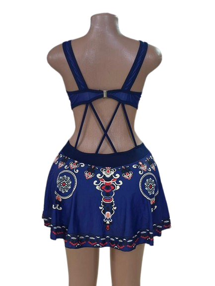 Laldies Free Size Swimming Costume Swimwear ( 20 - 32 years) - Multicolor (Copy)