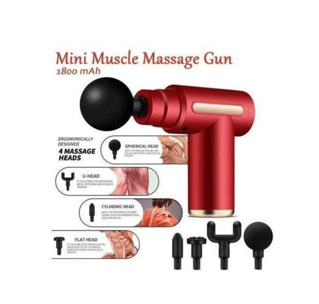 Rechargeable Body Massage Gun - Multicolor