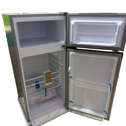Chiq 150L / 150 Litres Double Door Refrigerator- Silver