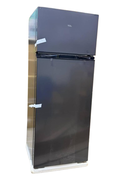 TCL 270 Litre Double Door Top Mount Refrigerator - Silver