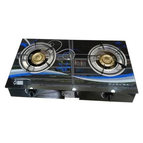 Yes 2 Burner Tempered Glass Gas Stove Burner