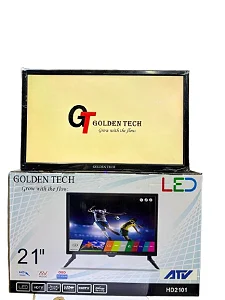 Golden Tech 21 Inch LED Digital TV with Free-to-Air Decoder USB HDMI – Black