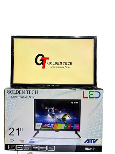 Golden Tech 21 Inch LED Digital TV with Free-to-Air Decoder USB HDMI – Black