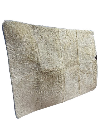 1.5 x2m Medium Fluffy Center Carpets Fluffy Rugs - Cream