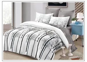 5*6 Duvet Set , Duvet 1 Bed Sheet & 2 Pillowcases - Multicolour (Prints May Vary)