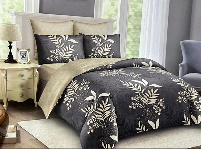 5*6 Duvet Set , Duvet 1 Bed Sheet &amp; 2 Pillowcases - Multicolour (Prints May Vary)