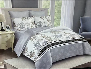 5*6 Duvet, 1 Bed Sheet & 2 Pillowcases - Multicolour (Prints May Vary)