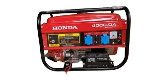 Honda 4000-DA 3500VA Petrol Generator - Portable Gasoline Generator with Key & Manual Start