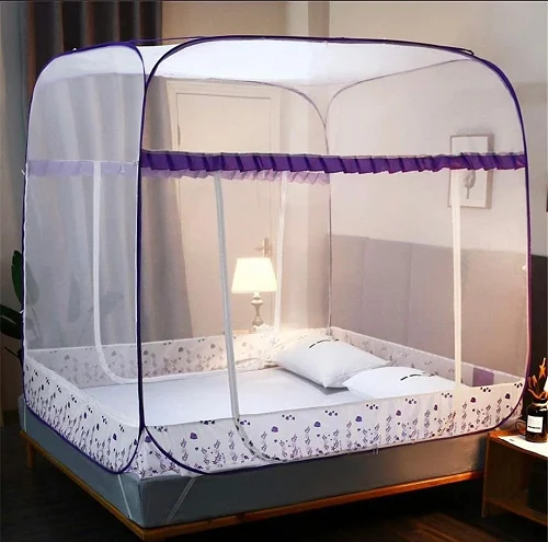 5×6 Portable Pop-Up Mosquito Net – Foldable Bed Mosquito Net