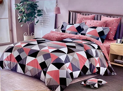 5×6 Duvet Set – 1 Duvet, 1 Bedsheet &amp; 2 Pillowcases – Multicoloured