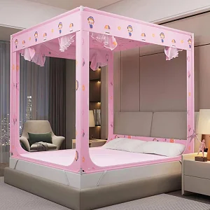 5x6 Bed Canopy Mosquito Net - Floral Print Varies