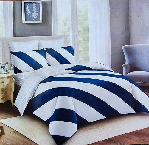 5×6 10-Piece Duvet Set with Curtains, Bedsheets, Cushions, Pillowcases, Neck Roll &amp; Slippers  - Multicolor