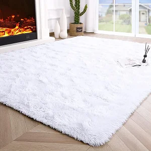 1.5 x2m Medium Size Fluffy Center Carpets - Multicolor