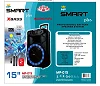 SMART plus High-Power 15" Woofer Trolley Speaker with 2 Wireless Microphones
